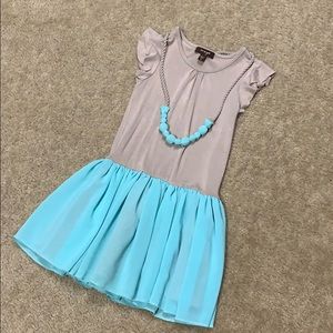 Posh Boutique dress with necklace